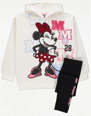 Disney Minnie Mouse Collegiate Hoodie and Leggings Outfit