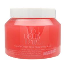 LODEURLETTE Сахарный скраб для тела с ароматом цветка вишни / In England Colorfit Cherry Fleur Sugar Scrub, 500 г