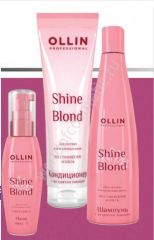 Ollin Shine Blond Набор для светлых волос Шампунь Shine Blond Шампунь 300 мл; Кондиционер Shine Blond 250 мл; Масло Shine Blond Omega-3 Oil 30 мл
