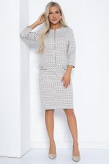 495124 LT Collection Платье бежевый