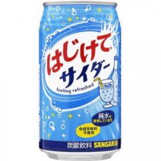 015785 Sangaria Hajikete Cider Напиток безалкогольный газированный Сидр 350 мл (банка металлическая)