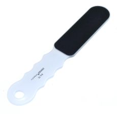 Zinger Тёрка педикюрная двусторонняя абразивная / Classic RA-72, 100/180 грит, белый