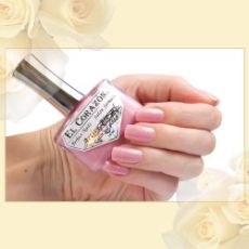 423/ 3 Active Bio-gel Shimmer Розовый с крупным золот. и роз. шиммер 16мл El Corazon