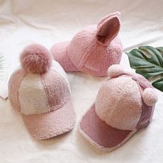 Тёплая кепка для девочки 2-7 лет