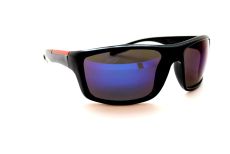 Поляризационные мужские 2021 - спорт Polarized 3007 черный глянец сиреневый черный глянец