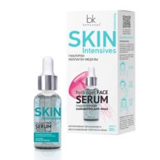 96497 Belkosmex SKIN intensives. Гидрогелевая сыворотка для лица «Интенсивное увлажнение и восстановление упругости кожи» с ГИАЛУРОНОМ и КОЛЛАГЕНОМ МЕДУЗЫ, 30 мл