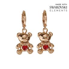 Серьги с кристаллами Swarovski