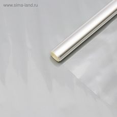 497280 Плёнка для цветов прозрачная 0,6 х 9,3 м, 200 г, 40 мкм