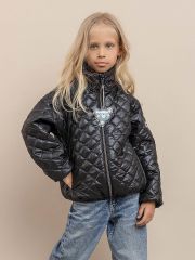 495651 BATIK Куртка Черная стежка