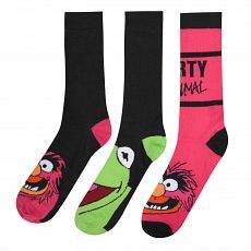 Disney Muppets 3 Pack Crew Socks Mens
