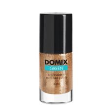 Domix Лак для ногтей, сверкающий золотой, 6 мл