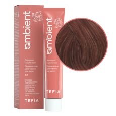 TEFIA Ambient 8.76 Перманентная крем-краска для волос / Светлый блондин фиолетово-махагоновый, 60 мл