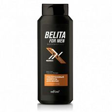 028055  Belita For men. Гиалуроновый шампунь для волос «Основной уход», 400мл