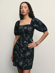 ZR2505022918-226 платье женское черный графика крупная ZARINA
