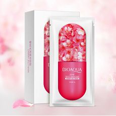 Маска-гель для лица Bioaqua Вишня, 3 шт