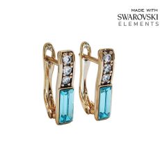Серьги с кристаллами Swarovski