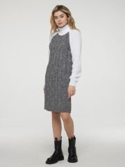 Платье женское 5232-2458 чёрный-молоко/белый VAY