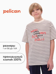 BFT3371/5U Футболка для мальчиков Темно-синий(54) Pelican