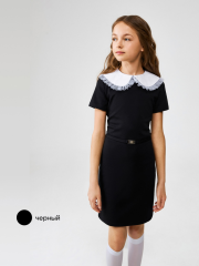 20240200127 Платье детское для девочек Soprano_NEW черный ACOOLA Kids