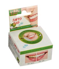 Зубная паста травяная отбеливающаяя 5 Star Cosmetic, с экстрактом Кокоса, 25 г 5404656