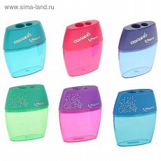 1040797 Точилка 2 отверстия с контейнером Maped SHAKER, МИКС