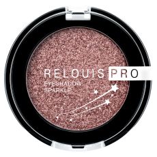030901 Тени для век RELOUIS PRO Eyeshadow Sparkle, тон 06 Dusty rose (розово-бронзовый дуохром)