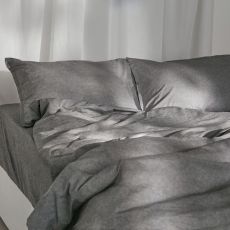 ЦЕНА ЗА 3 ШТ! Простыня евро SL Home «Деним», 245×260 см, тёмно-серая, жатый хлопок