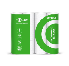 Туалетная бумага Focus economic choice 2 слоя, 12 рул
