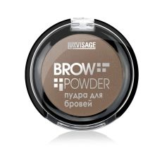 027495 Luxvisage. Пудра для бровей BROW POWDER тон 1 (light taupe)