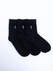 102798_OAU Комплект носков (3пары) черный//т.серый//т.синий (вар.2) Orby
