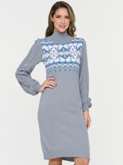 Платье женское 5232-2488 арктика/св.деним/голубой/белый VAY