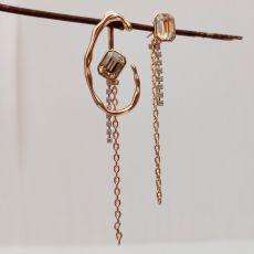 Серьги с кристаллами Swarovski