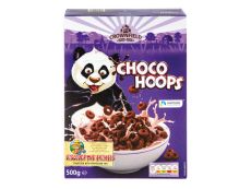 Шоколадные колечки Crownfield Cocoa Hoops 500 гр