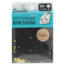 Стразы Esmalte размер 3 цитрин 50 шт