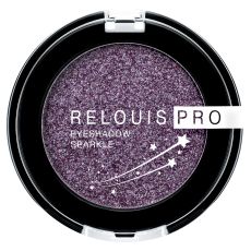 030903 Тени для век RELOUIS PRO Eyeshadow Sparkle, тон 08 Violet (фиолетовый дуохром)