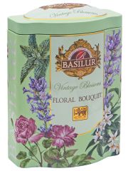 Чай зеленый Basilur Винтажные цветы «Цветочный букет», 100 г (ж/б)