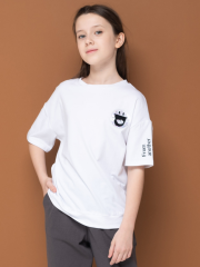 GFT8147 Футболка для девочек Белый(2) Pelican