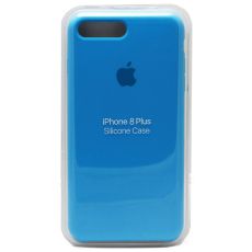 Силиконовый чехол для iPhone 7 Plus / 8 Plus ярко-голубой