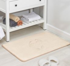 Коврик для дома с эффектом памяти SAVANNA Memory foam, 60×90 см, цвет бежевый 7136276