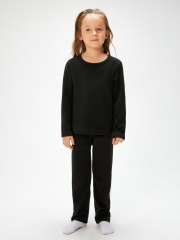 20214250009 Комплект детский (джемпер и брюки) Katevan_Thermowear черный ACOOLA Kids