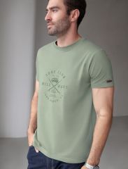 507374 VILATTE Футболка св.оливковый_surf club