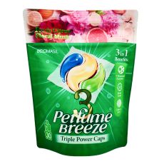 ECOMASIL Капсулы для стирки белья / 3 Perfume Breeze Triple Power Caps, 30 шт. x 11 г