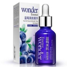 СЫВОРОТКА ДЛЯ ЛИЦА С ЭКСТРАКТОМ ЧЕРНИКИ WONDER, 15МЛ Арт.: 8768 Сыворотка Bio WONDER Essence с экстрактом черники и гиалуроновой кислотой незаменима для обладательниц зрелой кожи в борьбе с сухостью
