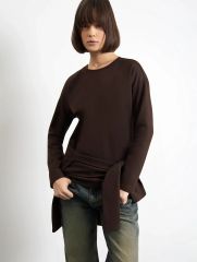Лонгслив из хлопка, B2947/tierra