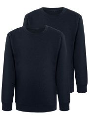Navy School Sweatshirt 2 Pack
