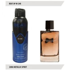 Дезодорант Beas M248 Zara Metallic Spirit For Men deo 200 ml, Дезодорант мужской Beas M248 создан по мотивам аромата Zara Metallic Spirit