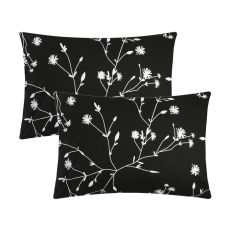 ЦЕНА ЗА 3 ШТ! Комплект наволочек «Этель» White flowers (вид 3), 50×70 см - 2 шт., хлопок 100%, поплин