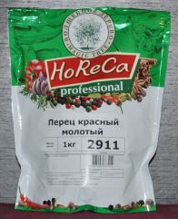 HORECA ПАКЕТ 1 КГ ПЕРЕЦ КРАСНЫЙ МОЛОТЫЙ
