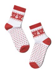 COMFORT Conte elegant Носки Белый-красный