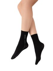 calz. HASHTAG 50 носки (с надписью) Minimi Носки Nero (Черный)